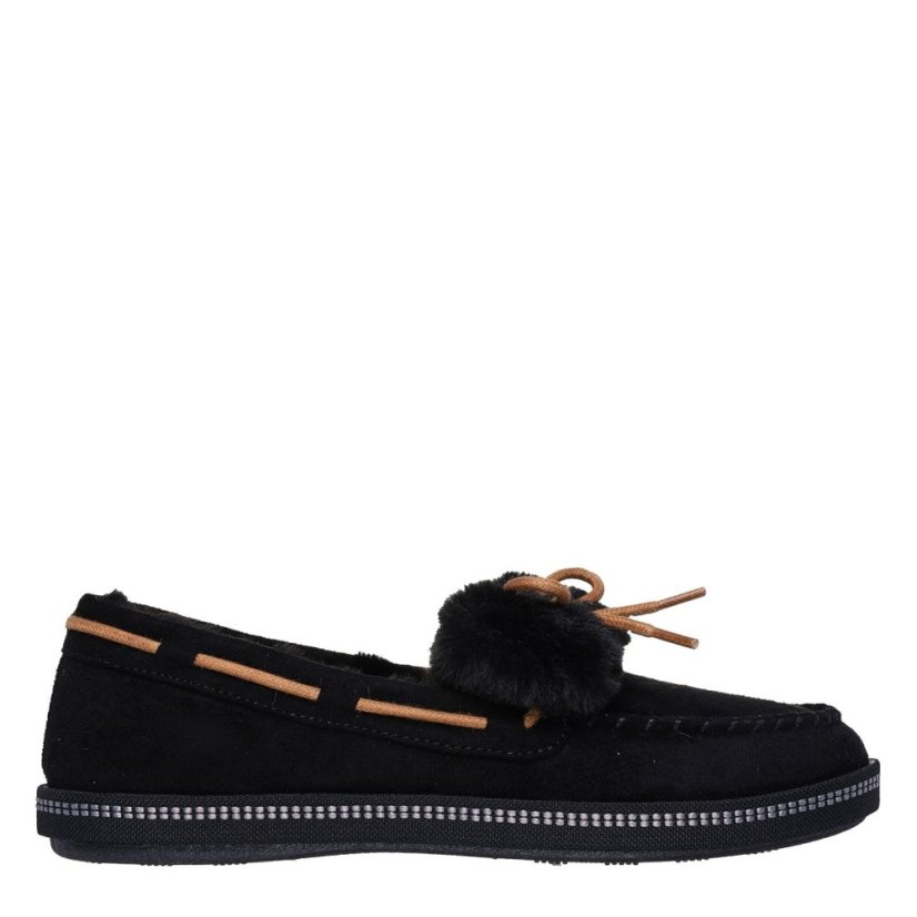 Skechers Women's Cozy CampF Full Fit Slipper Black