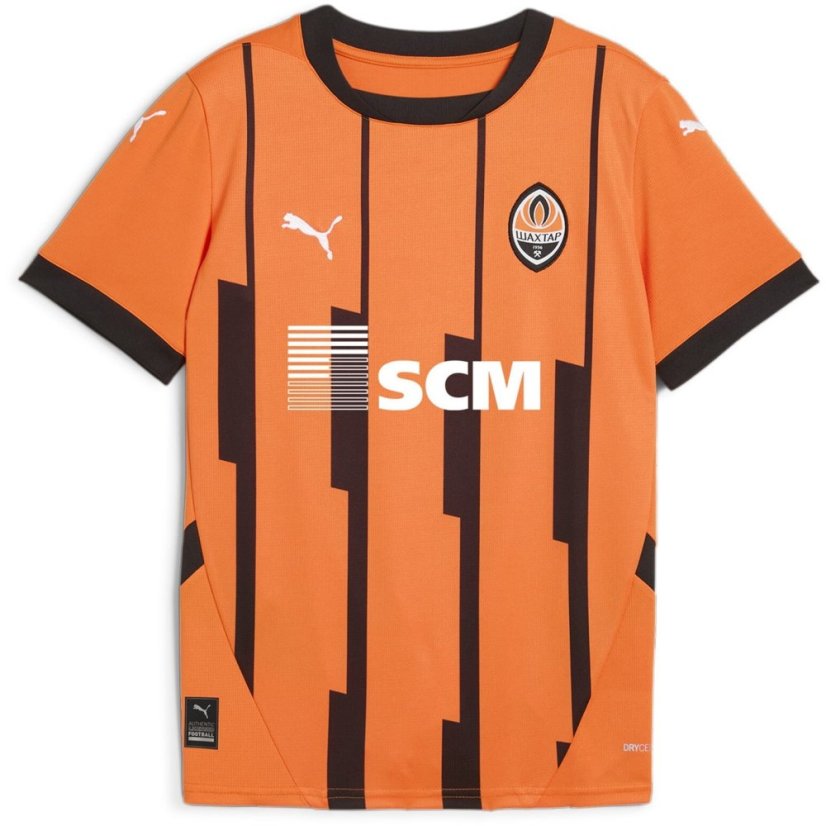 Puma FC Shakhtar Donetsk Home Shirt 2024 2025 Juniors Orange