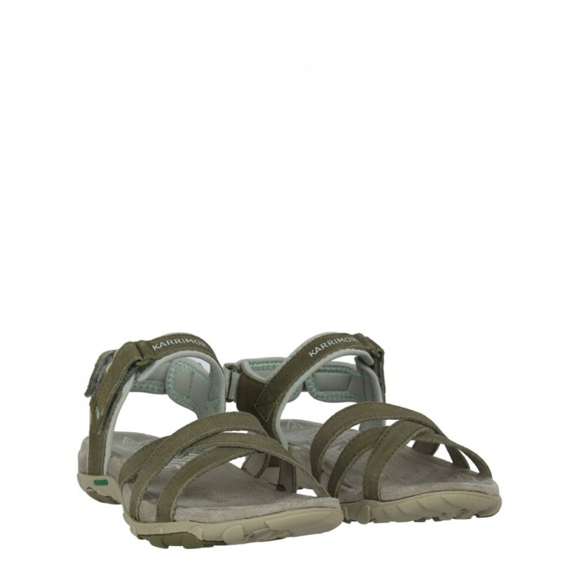 Karrimor Salina Leather Ladies Walking Sandals Khaki