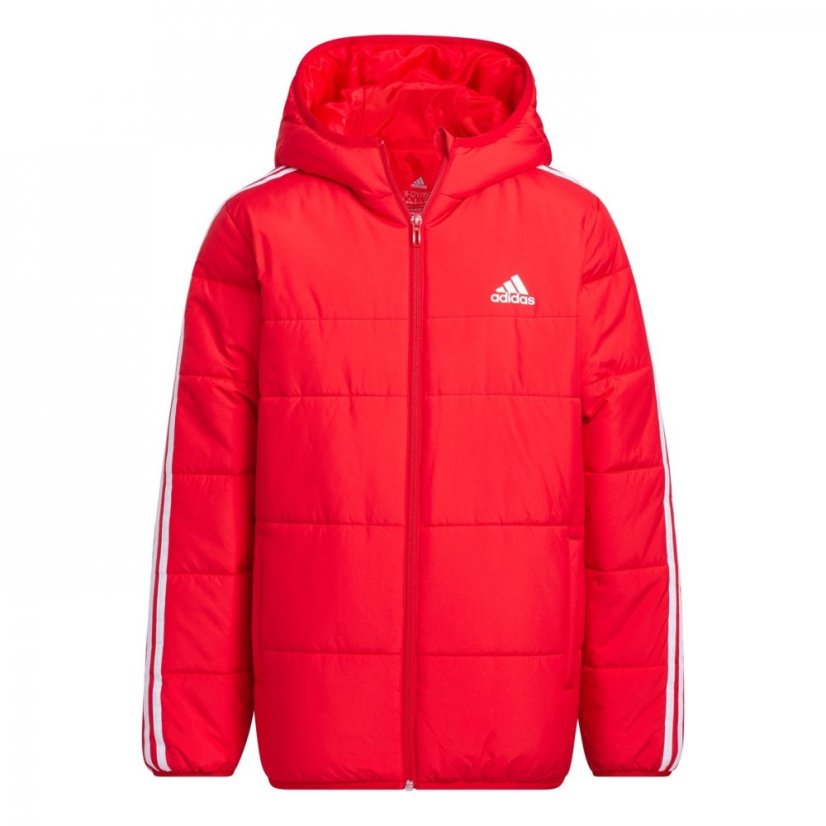 adidas Essentials 3S Jacket Juniors Red/White