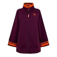 Puma Puma (8) Tipping Fz Hoody Winetas Womens Purple