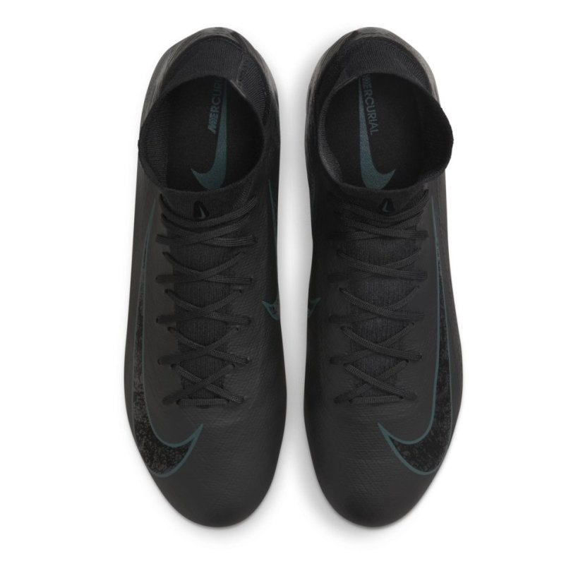 Nike Zoom Mercurial Superfly 10 Pro Adults Firm Ground Football Boots Black/Green