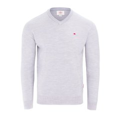 Lee Cooper Long sleeve V Neck Jumper Light grey