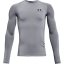 Under Armour Armour HeatGear® Long Sleeve Boys Steel/Black