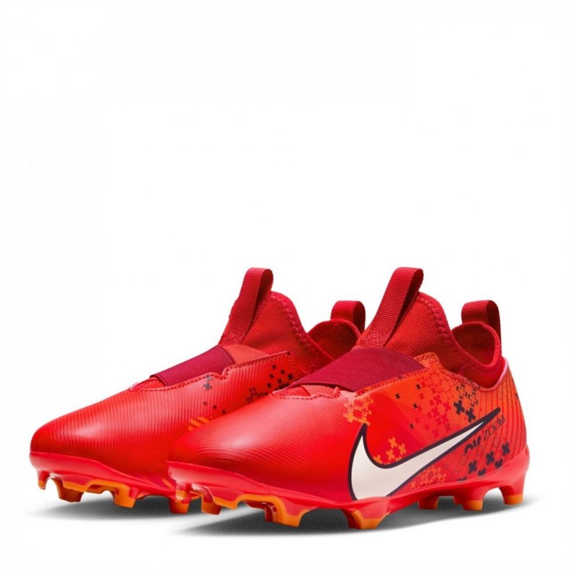 Nike Mercurial Vapour 15 Academy Firm Ground Football Boots Juniors Crimson/Ivory