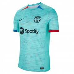 Nike Barcelona Third Shirt 2023 2024 Adults Aqua/Black