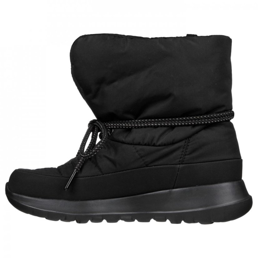 Skechers On the Go Puffer Boot Ld99 Black Textile