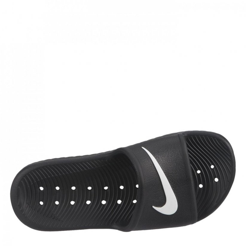 Nike Kawa Childrens Shower Sliders Black/White