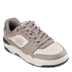 Skechers Lace Up Sneaker W Durable Rubber Ou Low-Top Trainers Unisex Kids Taupe