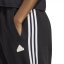 adidas Future Icons Three Stripe Tracksuit Bottoms Womens Black