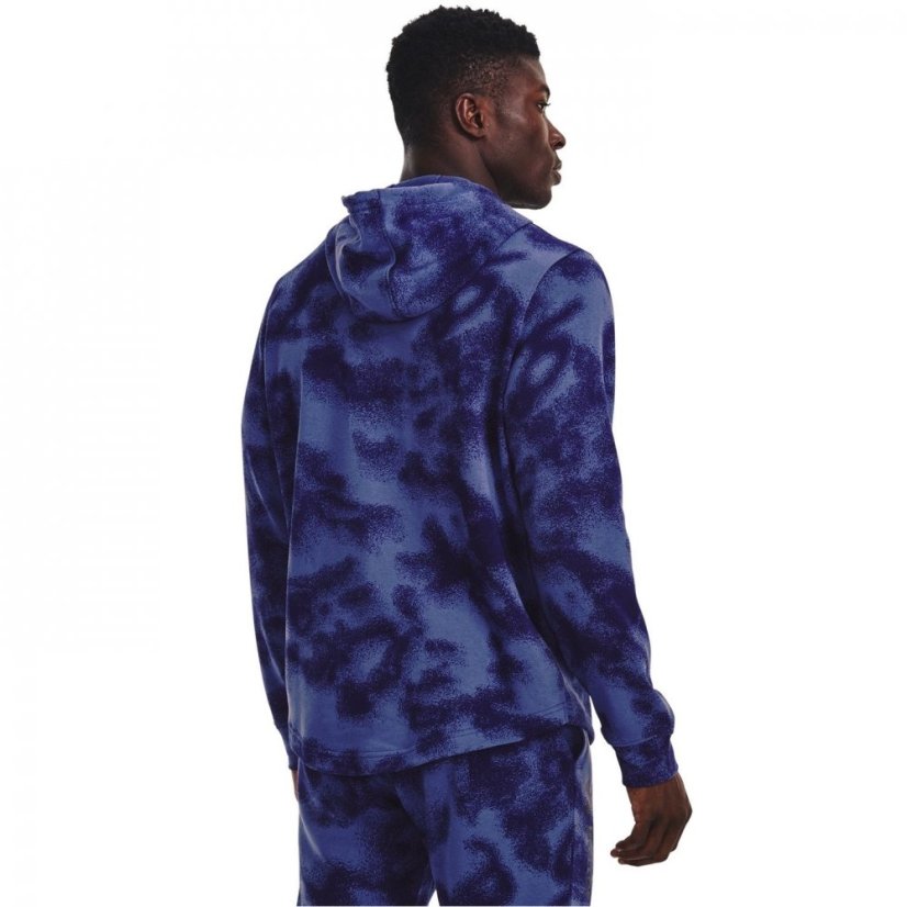 Under Armour Armour Rival Novelty Hoodie Mens Blue