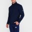adidas 3 Stripe Zip Top Mens Lead