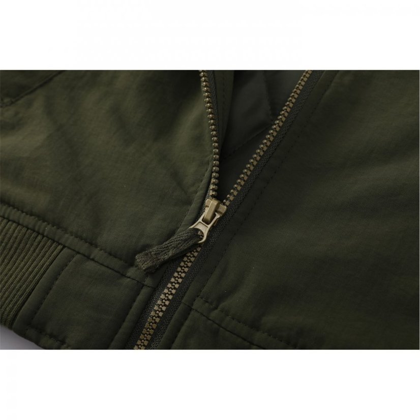 Firetrap Junior Bomber Jacket - Versatile for All Seasons Khaki