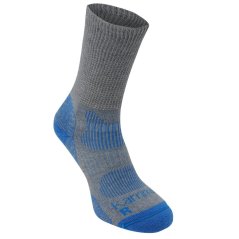 Karrimor Merino Fibre Lightweight Walking Socks Womens Grey/Blue