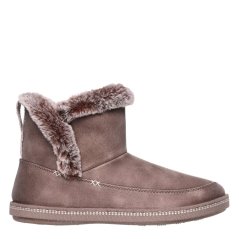 Skechers Women's Cozy Campfire Full Fit Slippers Dark Taupe