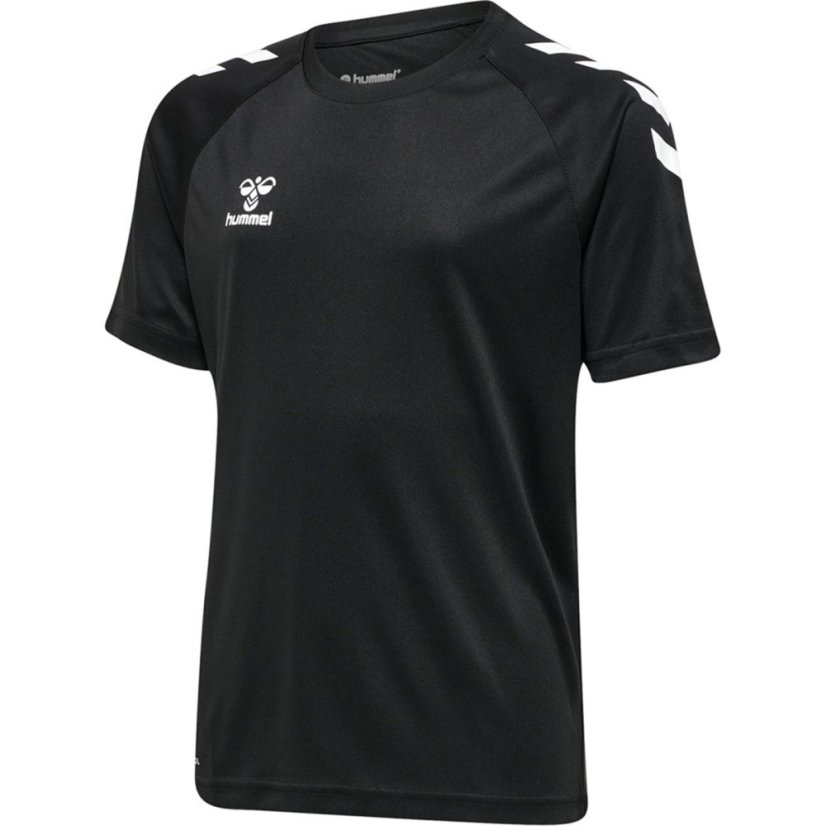 Hummel Core Training Poly T Shirt Junior Black