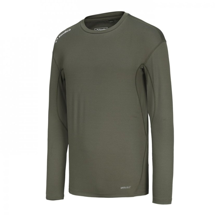 Sondico Core Base Long Sleeve Mens Olive