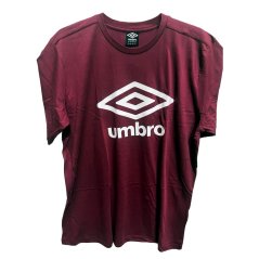 Umbro Logo T-Shirt Adults New Claret