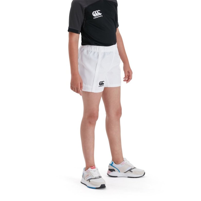 Canterbury Unisex Kids' Advanced Rugby Shorts White