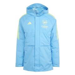 adidas Arsenal FC Stadium Parka Mens Blue