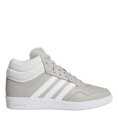 adidas Adults Hoops Mid Basketball Trainers Grey Two/ White
