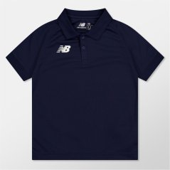 New Balance Unisex Kids' Short-Sleeve Performance Polo Shirt Navy
