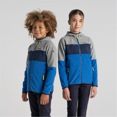 Craghoppers Unisex Kids' Crag Linden Full-Zip Fleece Bolt/Grey ML