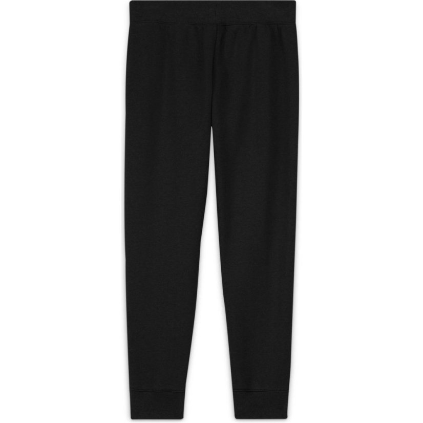 Nike Girls Fundamentals Fleece Jogging Bottoms Black/White