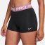 Nike Pro Three Inch Shorts Womens Black/Pink