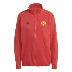 adidas Manchester United Anthem Jacket Womens Red