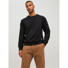 Jack and Jones Dandy Basic Crew Sweatshirt Mens Black