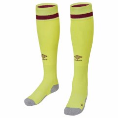 Umbro Men's Burnley Domestic Replica Football Socks Yellow