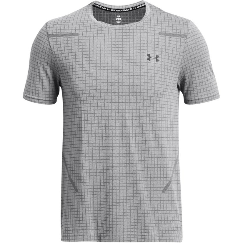 Under Armour Seamless Short Sleeve Mens Grey