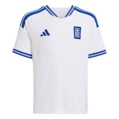 adidas Kids Greece Home Shirt 2026 White/Blue