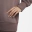 Nike Sportswear Women'S Oversized Fleece Sweatshirt Plum Eclipse/Wh