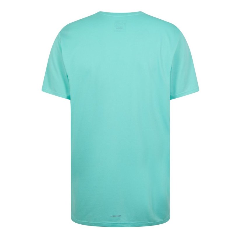 adidas Men's Ber23 Legends Short-Sleeve Performance Gym Top aqua