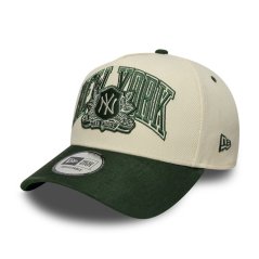 New Era E-Frame Wordmark New York Yankees Adjustable Baseball Cap NY Cream/Green