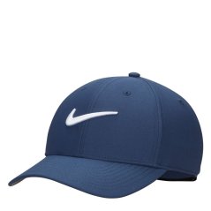 Nike Dri-FIT Club Structured Swoosh Cap M Navy/White