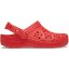 Crocs Unisex Kids Classic Floral Cut Clogs Cherry Red