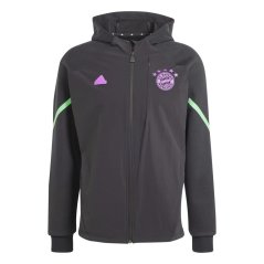 adidas Bayern Munich Designed For Gameday Full-Zip 2024 2025 pánska mikina Black