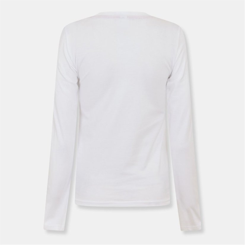 adidas Women's Long Sleeve Performance Gym Top White