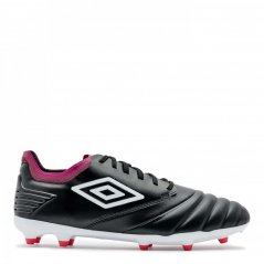 Umbro Tocco Premier Firm Ground Football Boots Blk/Wht/Ras