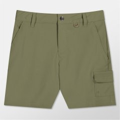 Columbia Tech Walking Shorts Juniors Stone Green
