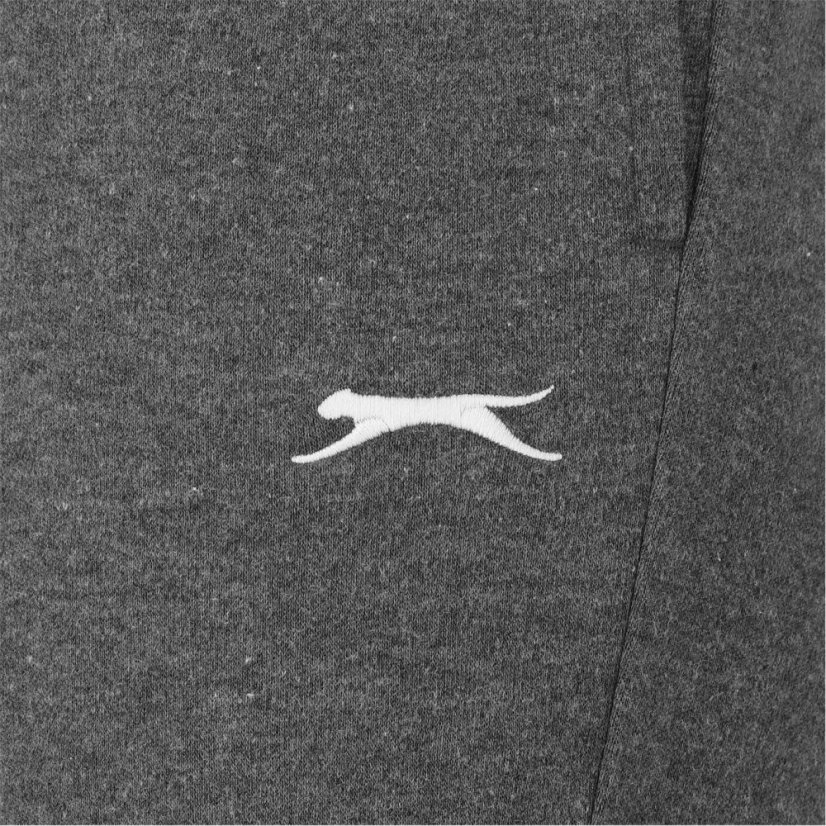 Slazenger Fleece Interlock Shorts Womens Charcoal