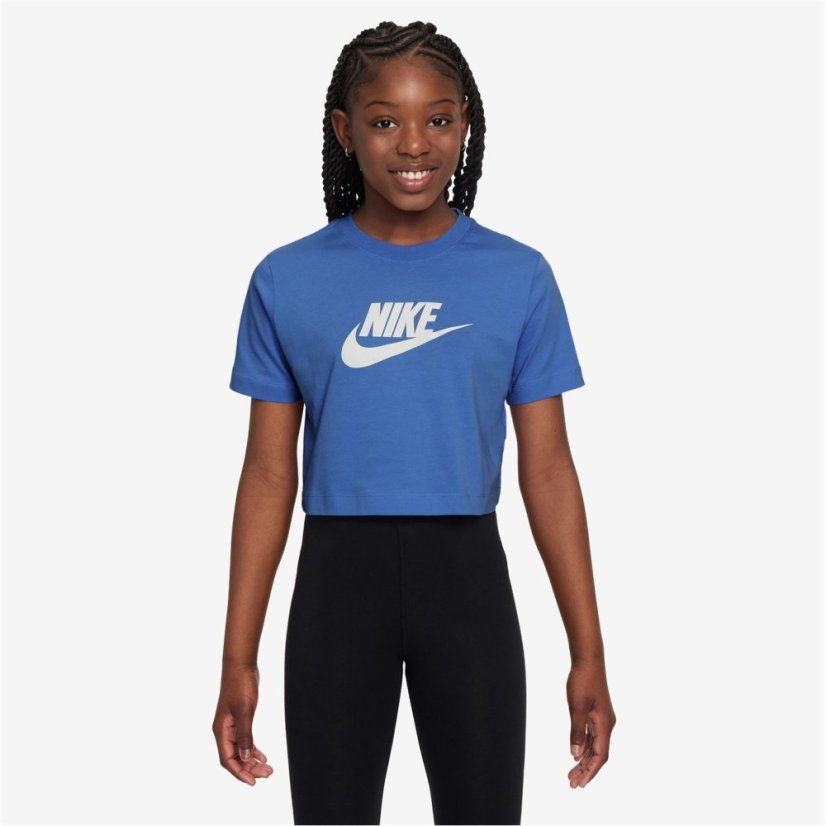 Nike Kids' Crop Top Blue