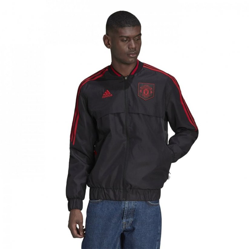 adidas Manchester United FC Anthem Track Top Adults Black