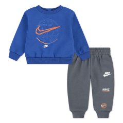 Nike Kids' Crew Pant Set Fleece Tracksuit Smoke Grey