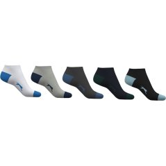 Slazenger 5 Pack Trainer Socks Mens Colours