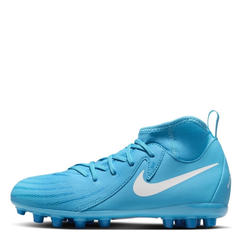 Nike Phantom Luna II Academy Juniors Artificial Ground Football Boots Blue/White