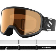 Salomon Kids' Lumi Access Orange Ski Goggles Black